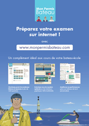 Affichette promo MonPermisBateau